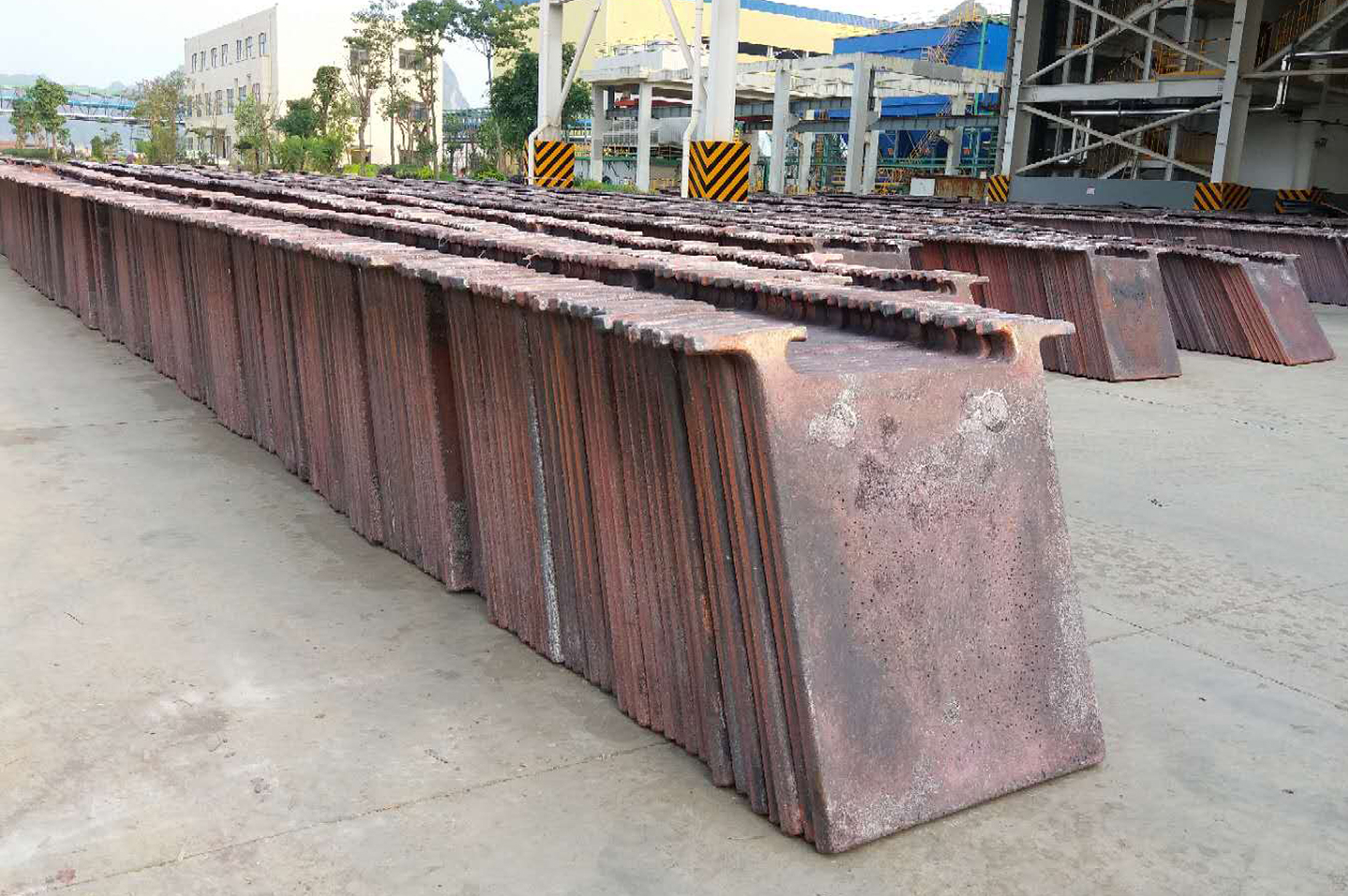 Copper anode plate