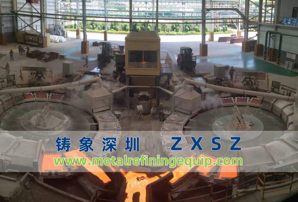 Copper casting machine