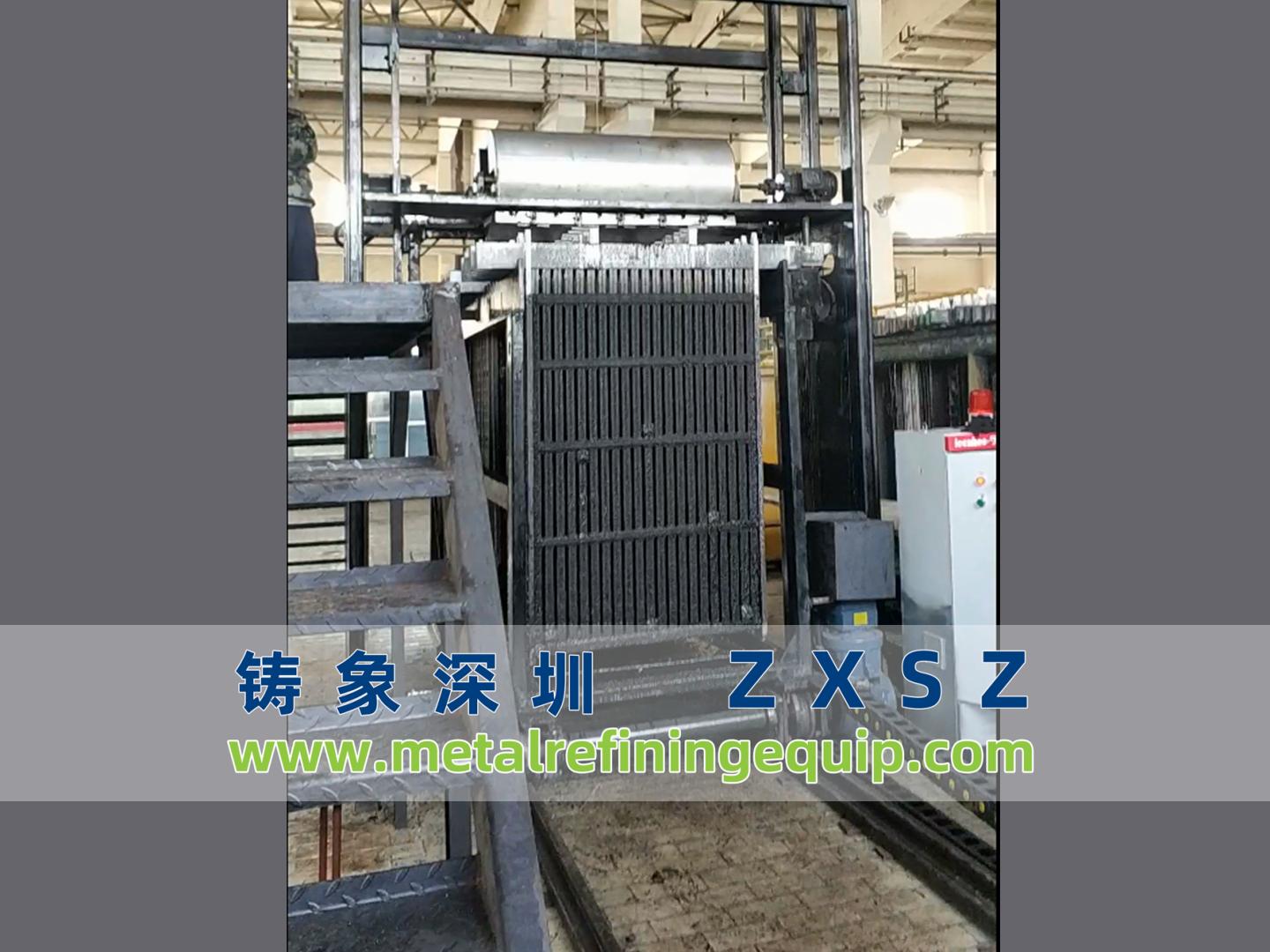 Fence-type Lead Anode Plate Brushing Machine