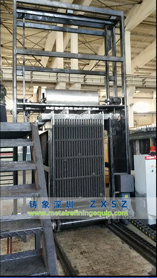 Fence-type Lead Anode Plate Brushing Machine