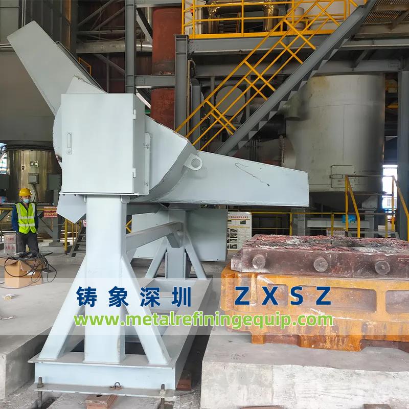 Fundición en molde de cobre de placa anódica